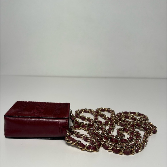 Chanel CC Logo Pony Hair Crossbody Cigarette Holder Case Bag Purse - Picture 7 of 13